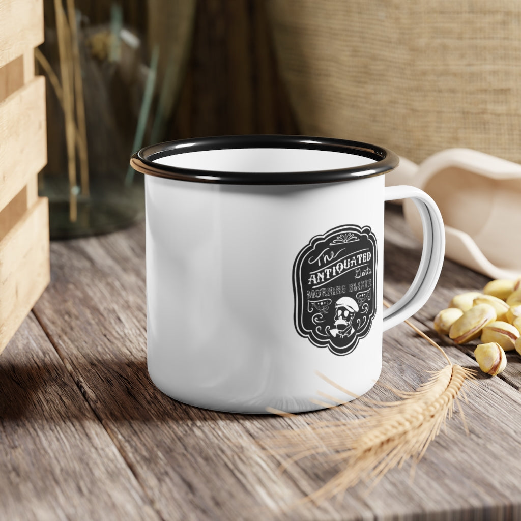 The Antiquated Gent's Morning Elixir Enamel Mug