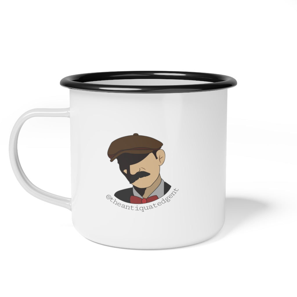 The Antiquated Gent's Morning Elixir Enamel Mug