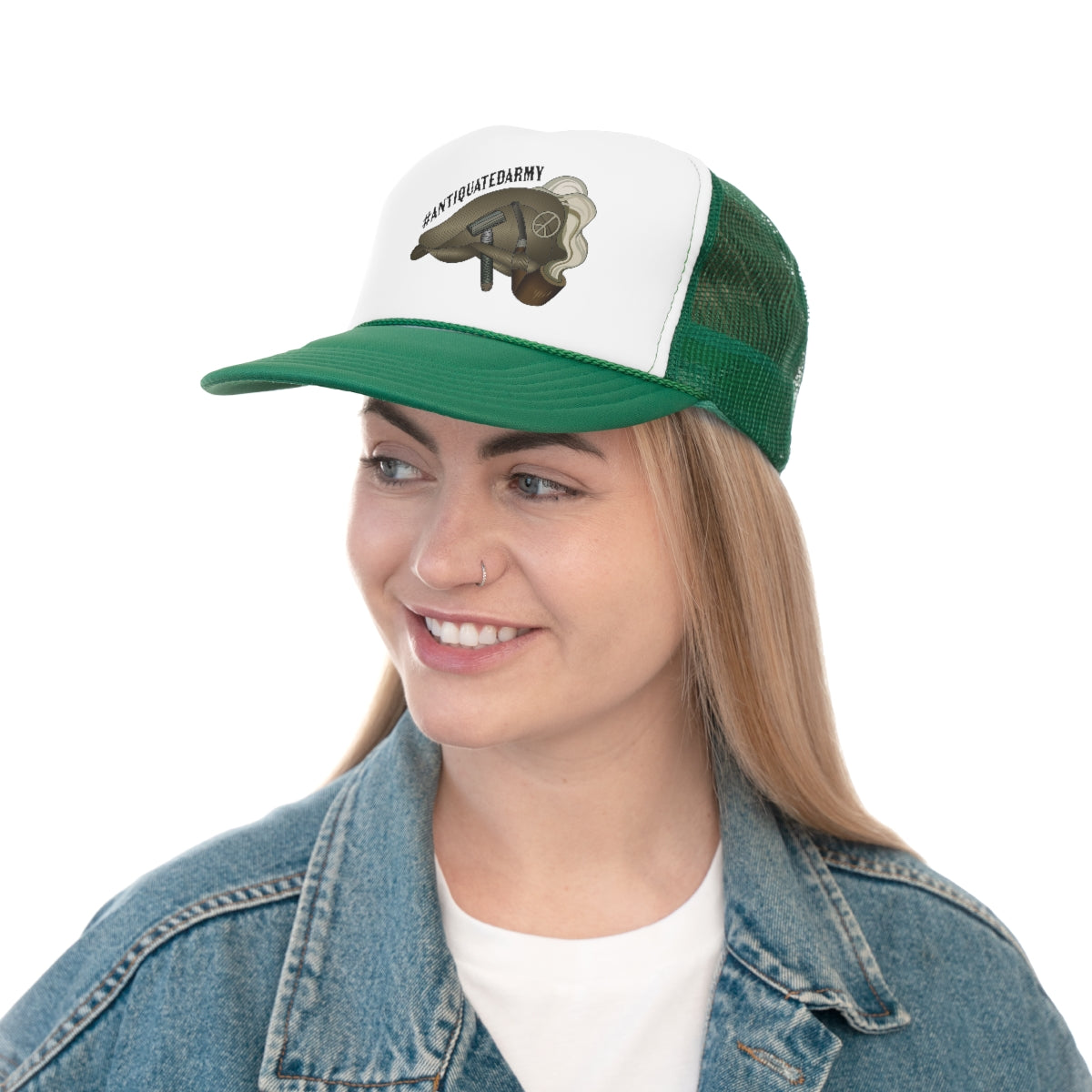 Antiquated Army Trucker Caps