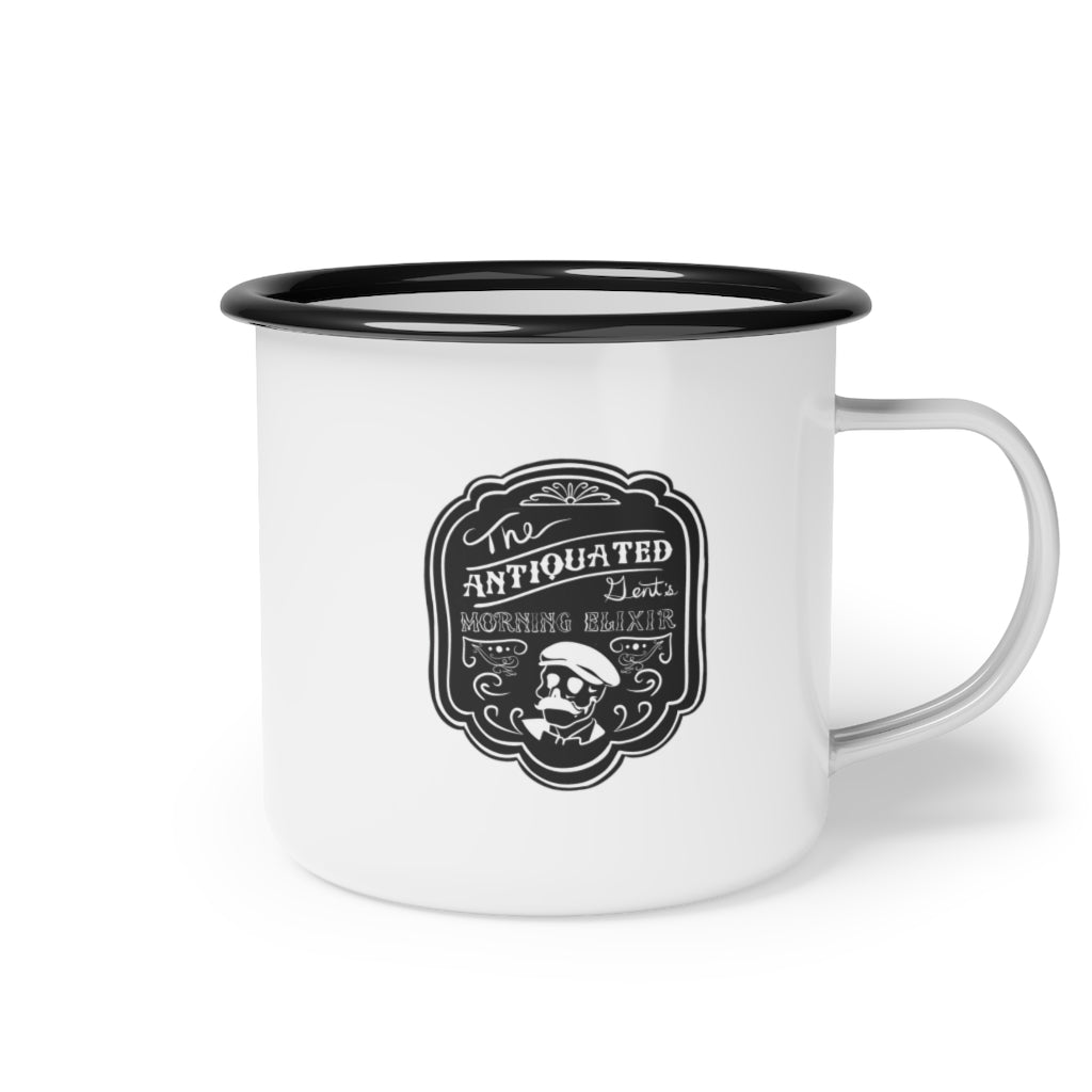 The Antiquated Gent's Morning Elixir Enamel Mug