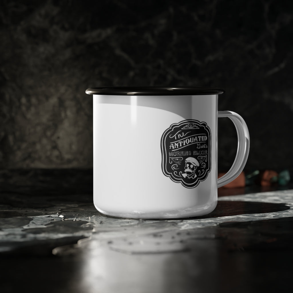 The Antiquated Gent's Morning Elixir Enamel Mug
